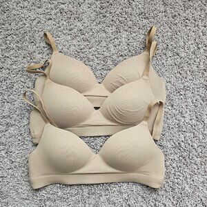 Set of Soma Endbliss Wireless Bras in Warm Amber size 34A